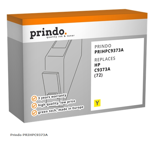 Prindo Cartucho de tinta amarillo PRIHPC9373A Compatible con HP C9373A (72)