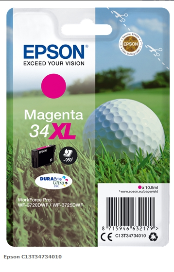 Epson Cartucho de tinta magenta C13T34734010 T3473