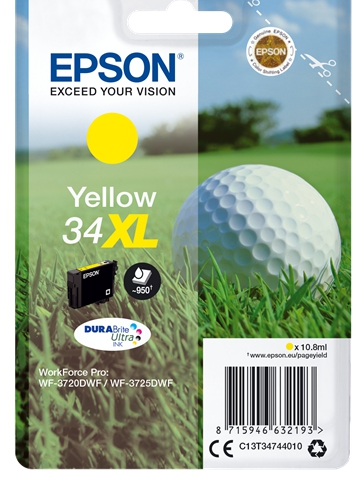 Epson Cartucho de tinta amarillo C13T34744010 T3474