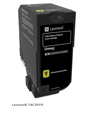 Lexmark Tóner amarillo 74C20Y0