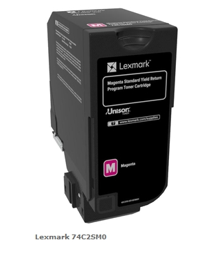 Lexmark Tóner magenta 74C2SM0