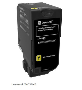 Lexmark Tóner amarillo 74C2SY0