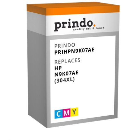 Prindo Cartucho de tinta varios colores PRIHPN9K07AE Compatible con HP 304 XL (N9K07AE)