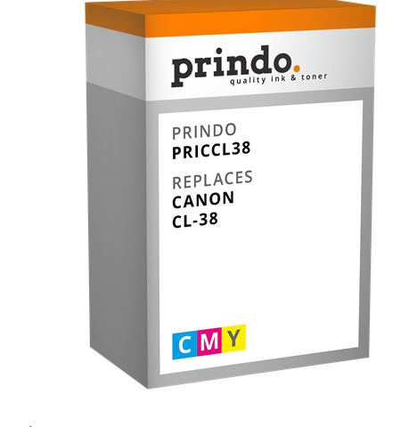 Prindo Cartucho de tinta varios colores PRICCL38 Compatible con Canon CL-38 (2146B001)