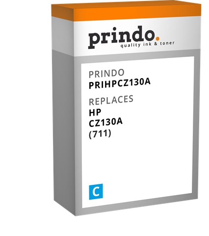 Prindo Cartucho de tinta cian PRIHPCZ130A Compatible con HP 711 (CZ130A)