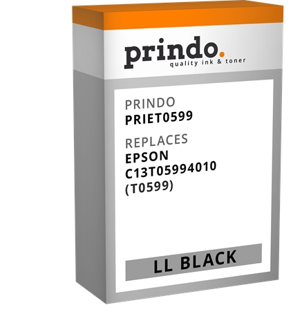 Prindo Cartucho de tinta light black PRIET0599 Compatible con Epson T0599 (C13T05994010)