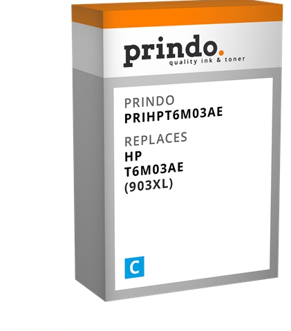 Prindo Cartucho de tinta cian PRIHPT6M03AE Compatible con HP T6M03AE (903XL)