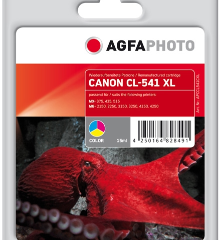 Agfa Photo Cartucho de tinta color APCCL541CXL Compatible canon CL-541XL