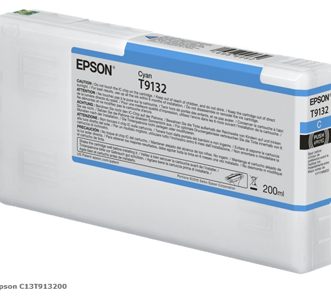 Epson Cartucho de tinta cian C13T913200 T9132 200ml