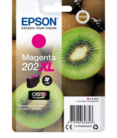 Epson Cartucho de tinta magenta C13T02H34010 202XL