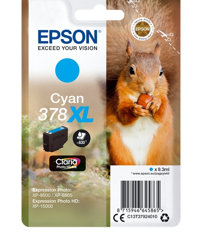 Epson Cartucho 378XL Cián 9,3 ml