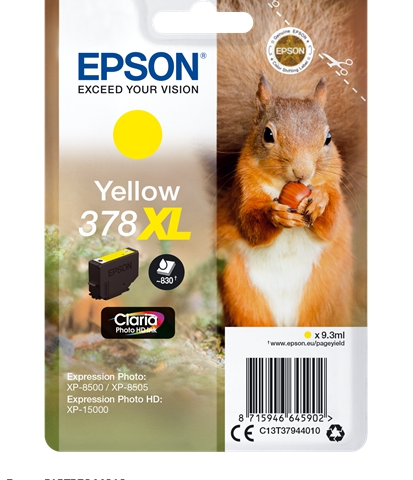 Epson Cartucho 378XL Amarillo