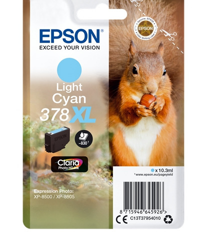 Epson Cartucho 378XL Cián Claro 10,3 ml