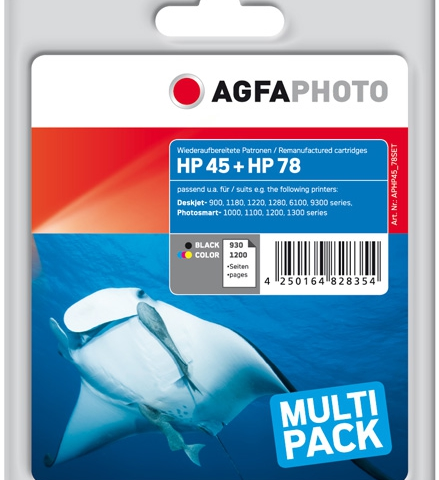 Agfa Photo Multipack negro + color APHP45 78SET Agfa Photo 45 + 78 (SA308AE)