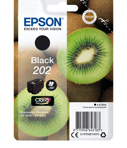 Epson Cartucho de tinta negro C13T02E14010 202