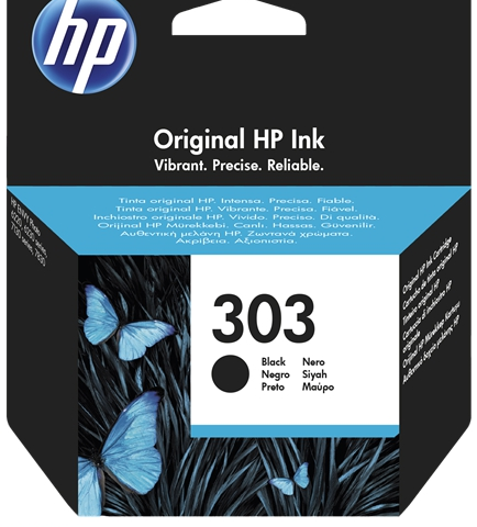 HP Cartucho de tinta negro T6N02AE 303