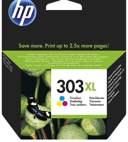 HP Cartucho de tinta varios colores T6N03AE 303XL