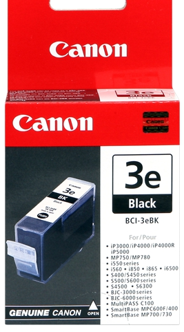 Canon Cartucho de tinta negro BCI-3ebk 4479A002 500 Páginas.