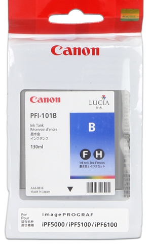 Canon Cartucho de tinta azul PFI-101b 0891B001