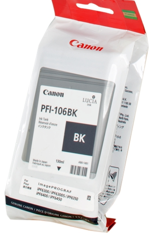 Canon Cartucho de tinta negro PFI-106bk 6621B001 130ml