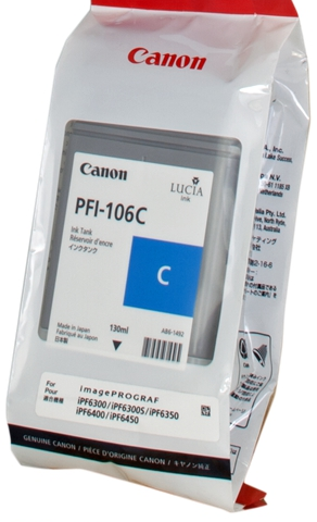 Canon Cartucho de tinta cían PFI-106c 6622B001 130ml