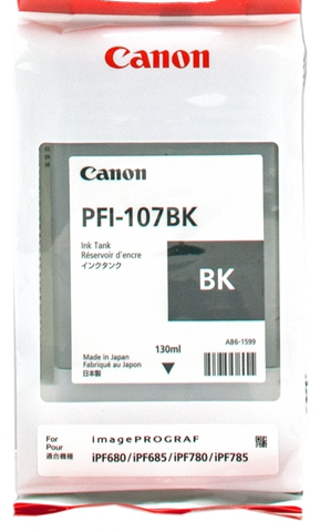 Canon Cartucho de tinta negro PFI-107bk 6705B001 130ml