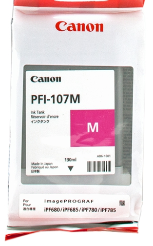 Canon Cartucho de tinta magenta PFI-107m 6707B001 130ml