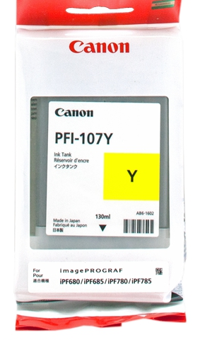 Canon Cartucho de tinta amarillo PFI-107y 6708B001 130ml