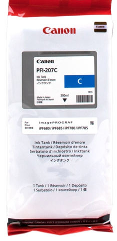 Canon Cartucho de tinta cían PFI-207c 8790B001 300ml