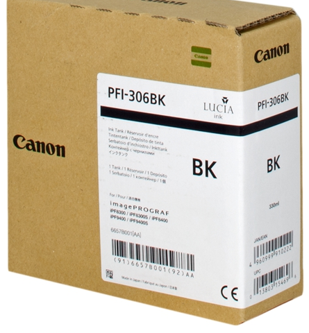 Canon Cartucho de tinta negro PFI-306bk 6657B001 330ml