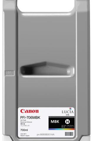 Canon Cartucho de tinta negro mate PFI-706mbk 6680B001