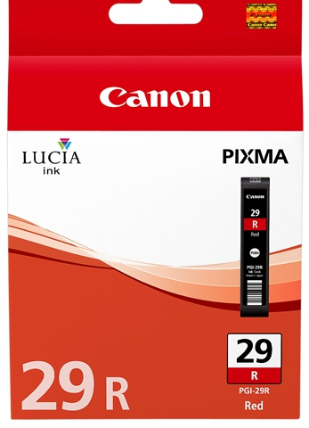 Canon Cartucho de tinta rojo PGI-29r 4878B001 36ml para aprox. 3.370 fotos (formato 10 x 15 cm)