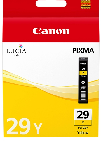 Canon Cartucho de tinta amarillo PGI-29y 4875B001 36ml para aprox. 1.420 fotos (formato 10 x 15 cm)