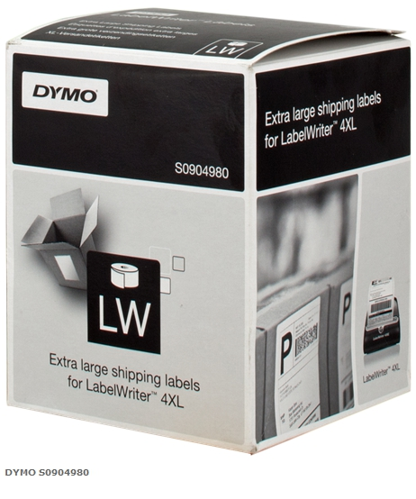 DYMO Etiquetas S0904980 Etiquetas de envíos, 104x159mm, blanco, 1x220 unid.