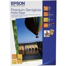Epson Papel C13S041765 S041765 Papel de foto, 10 x 15 cm, 50 hojas, Stylus Premium semi illante