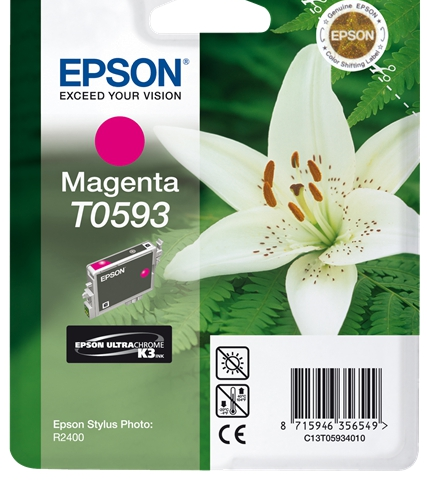 Epson Cartucho de tinta magenta C13T05934010 T0593 13ml