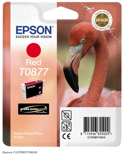 Epson Cartucho de tinta rojo C13T08774010 T0877 11.4ml