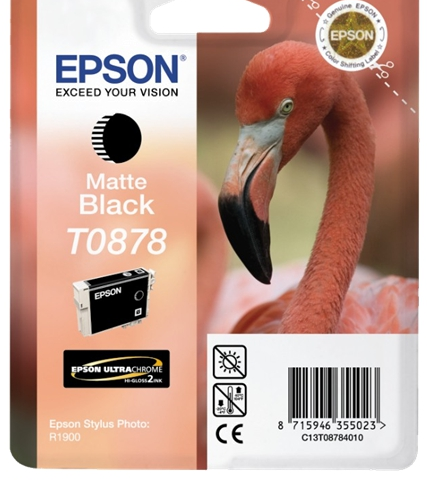 Epson Cartucho de tinta negro (mate) C13T08784010 T0878 11.4ml