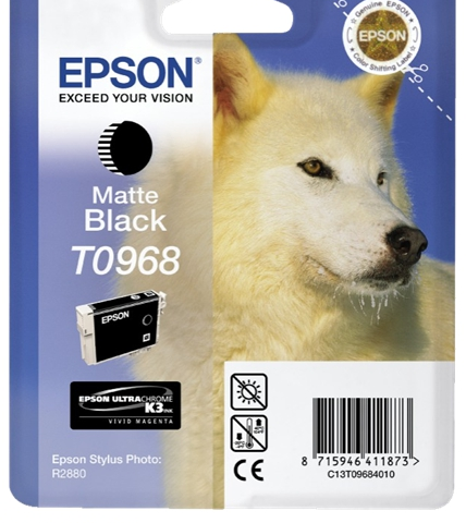 Epson Cartucho de tinta negro (mate) C13T09684010 T0968