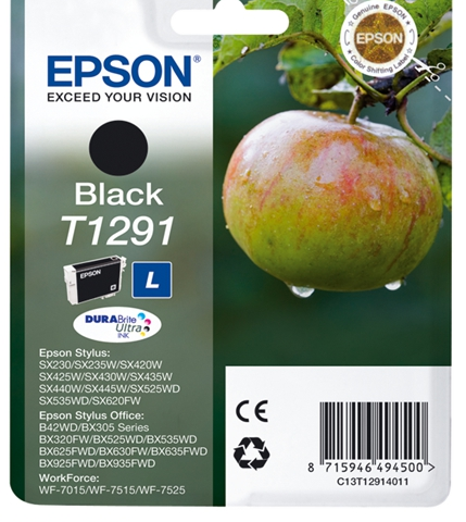 EPSON Cartucho T1291 Negro