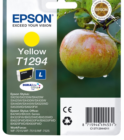 Epson Cartucho de tinta amarillo C13T12944011 T1294