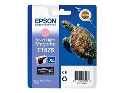 Epson Cartucho de tinta magenta (clara, vivid) C13T15764010 T1576 25.9ml