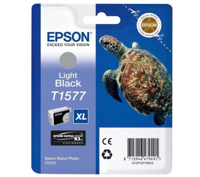 Epson Cartucho de tinta negro (claro) C13T15774010 T1577 25.9ml