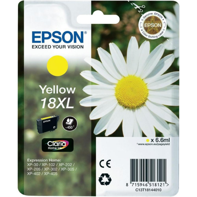 EPSON Cartucho T1814XL Amarillo XP225 322 422