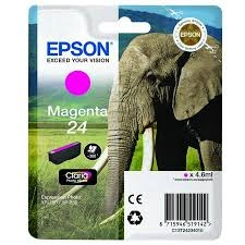 Epson Cartucho de tinta magenta C13T24234010 T2423 360 Páginas. 4.6ml