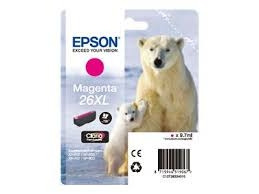 Epson Cartucho de tinta magenta C13T26334010 T2633 700 Páginas. 9.7ml Cartucho XL