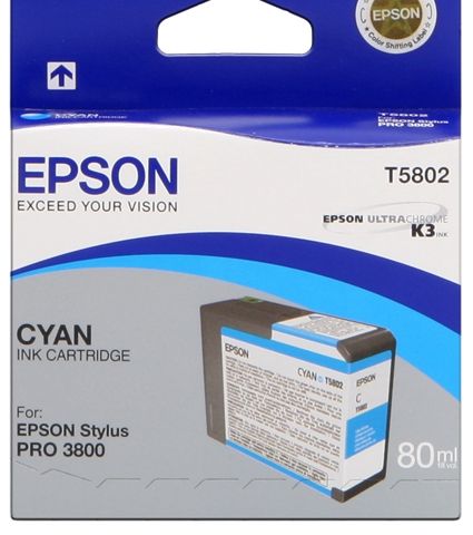 Epson Cartucho de tinta cían C13T580200 T5802