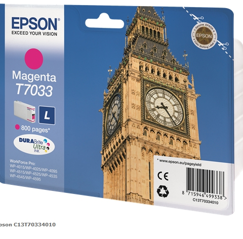 Epson Cartucho de tinta magenta C13T70334010 T7033