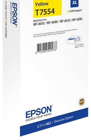 Epson Cartucho de tinta amarillo C13T755440 T7554