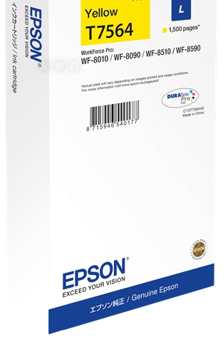 Epson Cartucho de tinta amarillo C13T756440 T7564